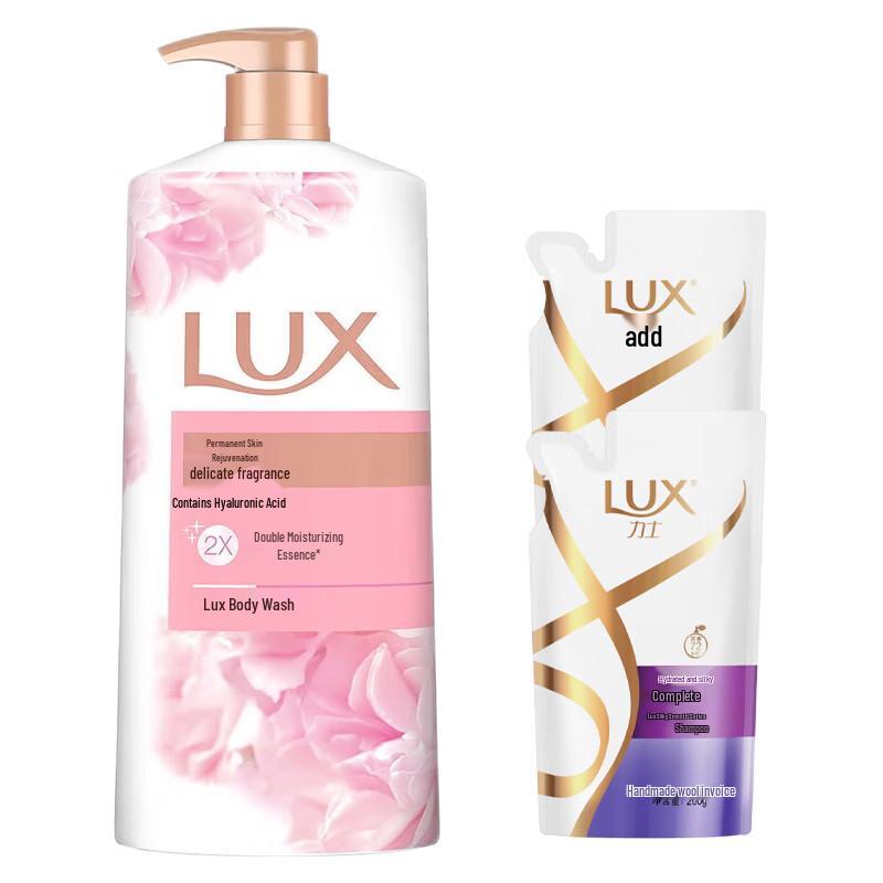 LUX Lasting Fragrance Shower Gel & Shampoo Set