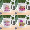 Kids Diana And Roma Show Coffee Mug Creative Design Ceramic Cup Water Milk Mug Friends Girls Boys Kids Gift 11oz