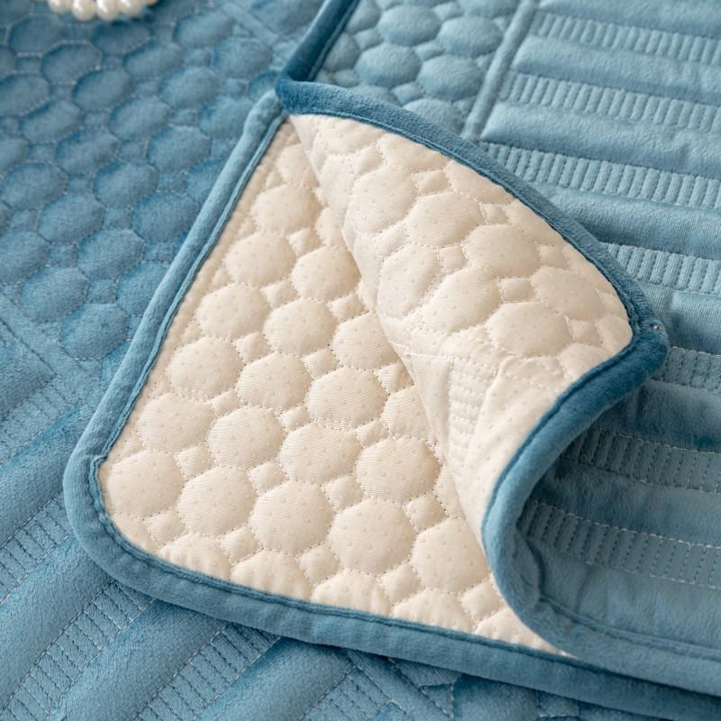 Зимний бархатный чехол для дивана, утепленный плюшевый коврик для дивана, нескользящий диван, чехлы Chshion для гостиной, однотонное полотенце для дивана