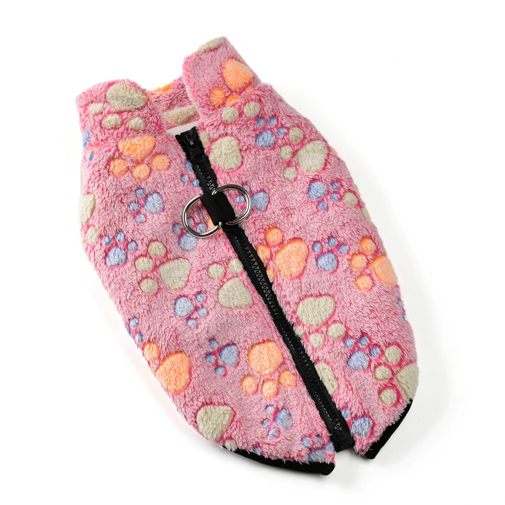 Толстовка с капюшоном для собак с милым принтом, жилет, зимняя теплая одежда для домашних животных, толстовка для французского бульдога, куртка для щенков, собак, кошек, одежда для домашних животных