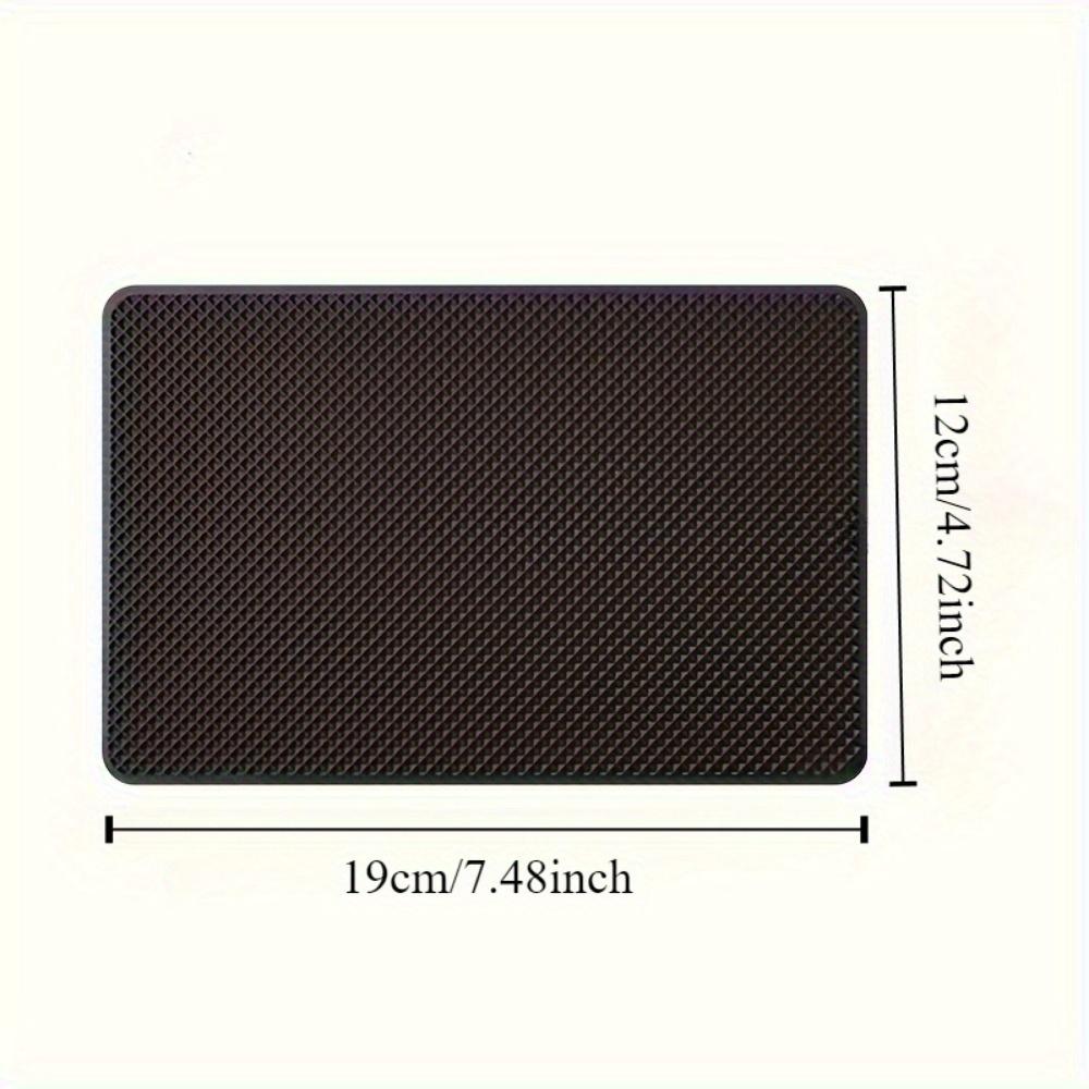 ПВХ Противоскользящий Коврик на Панель Приборов Нескользящий Липкий Коврик для Телефона и Очков, Совместимый с Большинством Транспортных Средств, Аксессуар для Интерьера Автомобиля