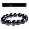 Императорский браслет из черного турмалина - Ювелирное изделие высшего класса для защиты энергетического кристалла, Мужской женский духовный браслет для ауры