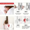 Battery-Free Portable Door Lock Metal Lock Security Door Lock Travel Door Lock  Apartment Safety