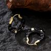 Stylish and simple old money style enamel drip glaze geometric circle ear buckle light luxury high-end earrings personalized fashionable earrings