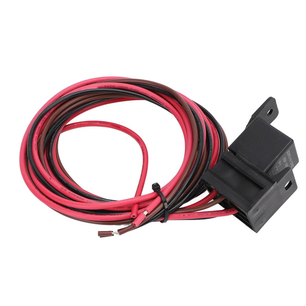 Электрический вентилятор термостат управления реле комплект проводов DC12V 60A регулируемый универсальный подходит для автомобиля грузовик