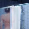 Sturdy Silicone Waterproof Seal Strips for Glass Door Convenient for Maintaining Clean and Safe Bathroom Environment