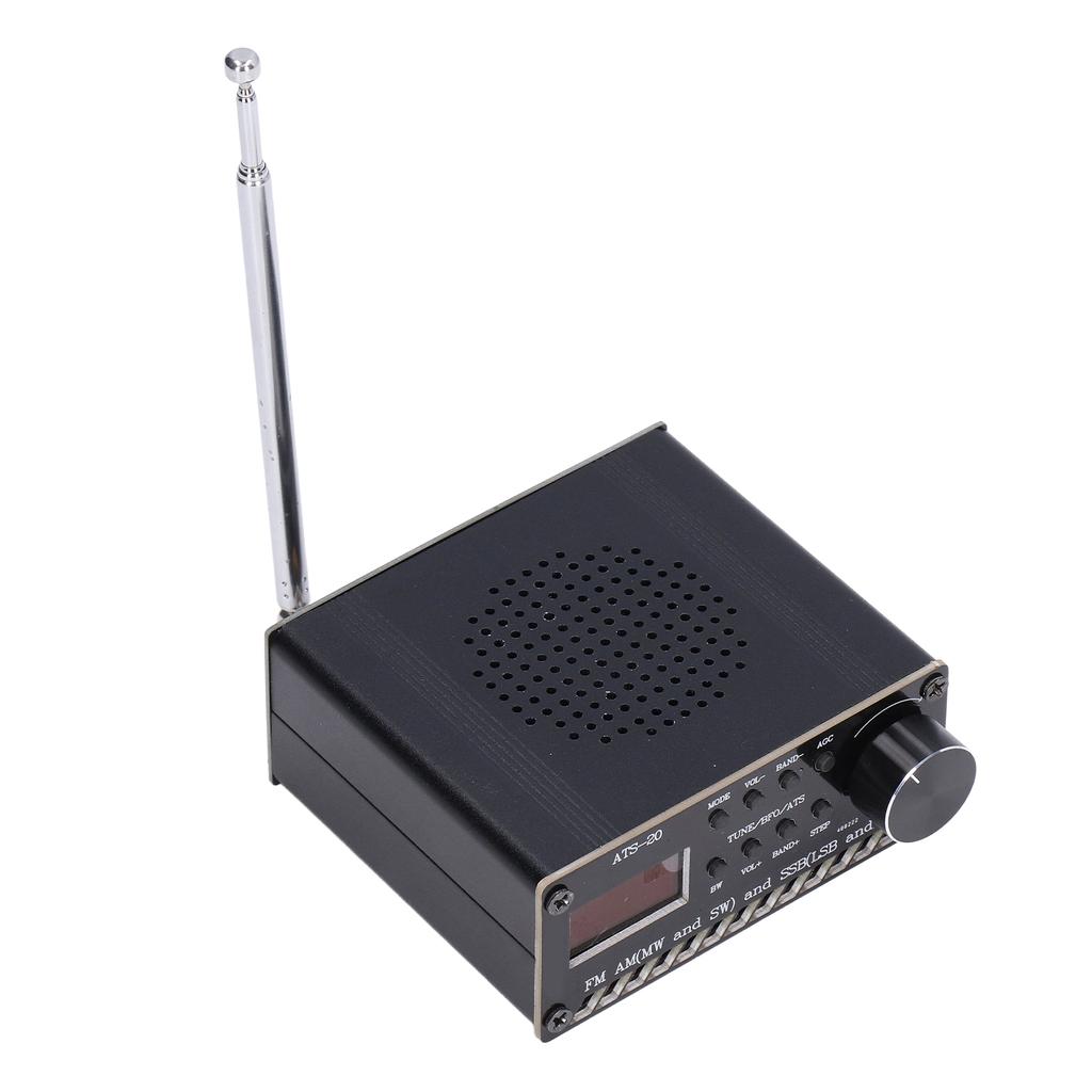 Радио полнодиапазонный приемник DSP FM AM SSB Si4732 портативный перезаряжаемый с антенной