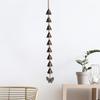 Vintage Hanging Wind Chime Weather-proof Metal Wind Bell Cluster with Chain Retro Outdoor Garden Patio 5/9 Bells Hanging Decoration Ornament