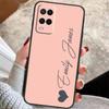 Personalised Custom Name Pastel Tones Case For OPPO A17 A57 A96 A76 A16 A18 A58 A78 A98 A74 A94 A5 A9 A52 A72 A15 A93 A53 A54 S
