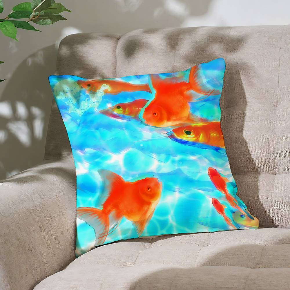 CuteFrutiger Aero Arts Customizable Square Pillowcases Stylish And Soft Perfect For Beds Cars And Sofas