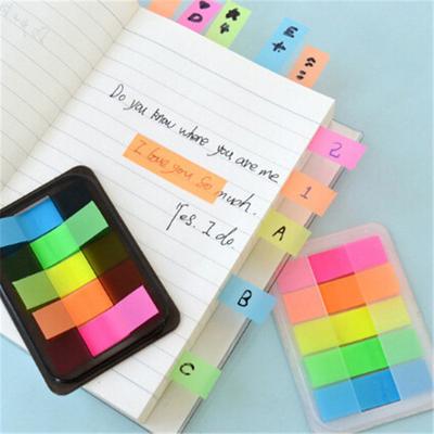 100/500/1000 шт. Разноцветные флуоресцентные наклейки Post It Закладки для книг Мемо-флажки Индексные листки Бумажные вкладки Post-it Липкие заметки
