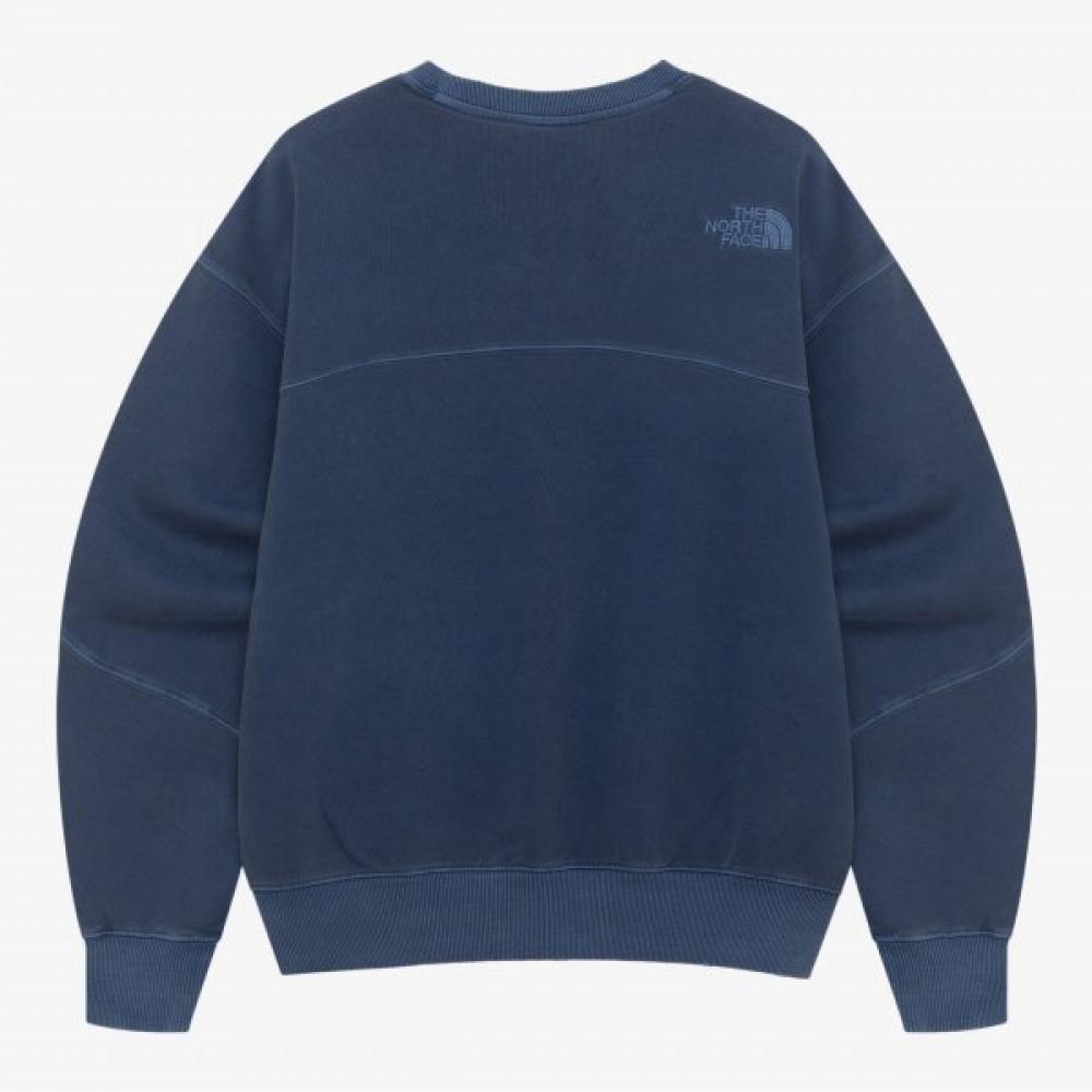 The North Face Свитшот с окрашиванием глубокий синий