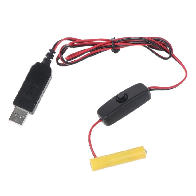 4,5 В USB-адаптер вместо 3 батареек LR03 с переключателями