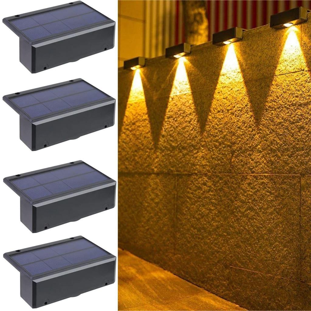 Солнечные садовые прожекторы: Уличные водонепроницаемые декоративные светильники, автоматически включающиеся с наступлением сумерек, для украшения стен, балконов или создания особой атмосферы.