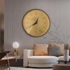 1 шт. Круглые настенные часы Светлая роскошь Бесшумные часы Настенные Новые Китайские Домашние Гостиная Простые Часы Домашний Декор