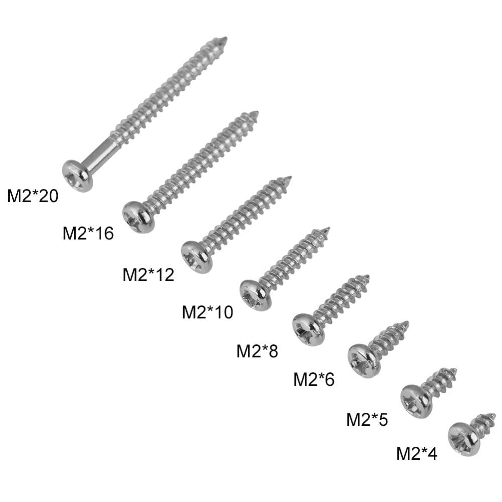 800pcs 8 Sizes Assortment Pan Head Screws Woodworking Fasteners Woodworking Projects