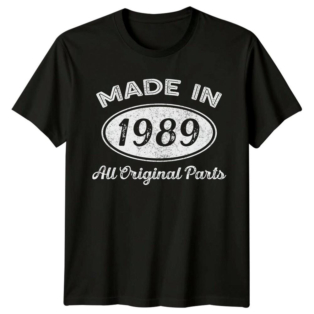 Made In 1989 Mens T Shirt 37th Birthday Gift Vintage thirtyseven Year Old b Unisex T-Shirt