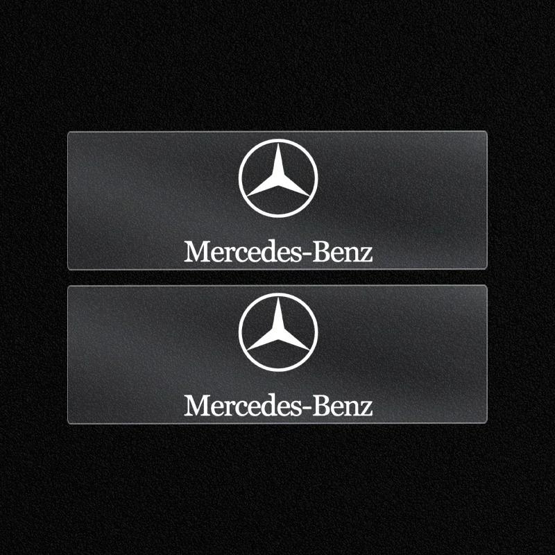 AABDV1 1/2/5/10pcs Car Badges Auto Interior Decor Logo Stickers for Mercedes Benz Maybach W204 W205 W211 W21 C260 E300 W205 W212 AMG