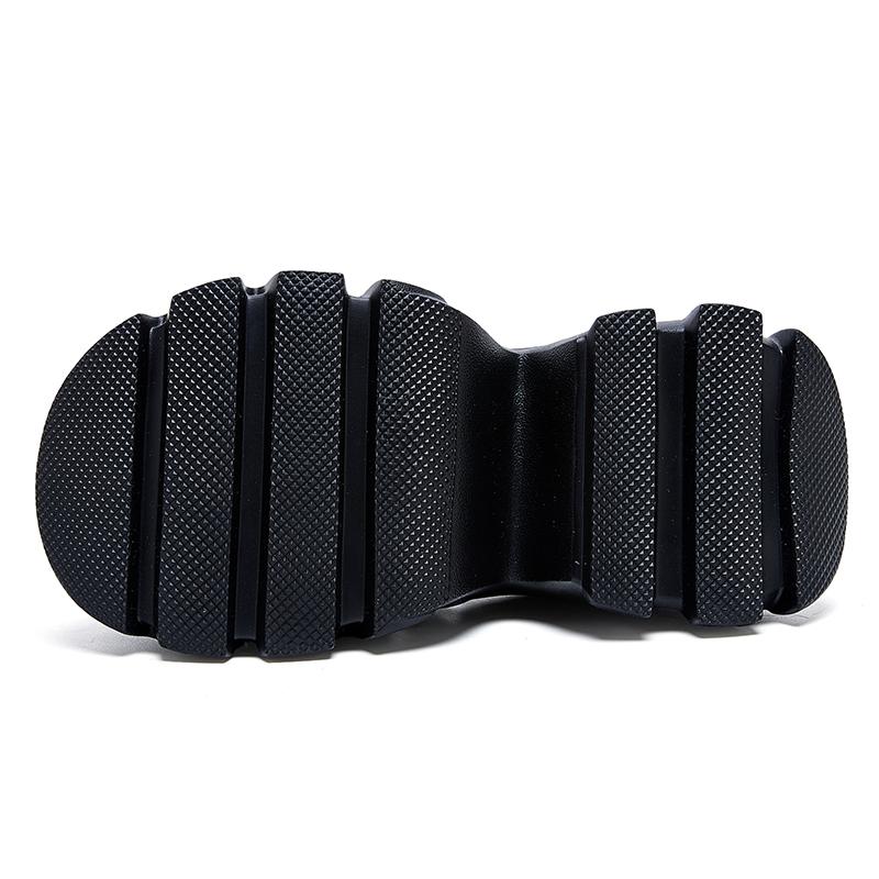 Fashion GKTINOO Closed Toe Thick Soled Sandals 2025 Summer New Retro Genuine Leather Comfortable Soft Sole Versatile Women's Shoes