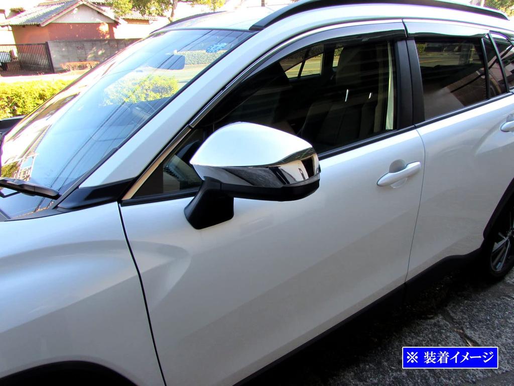 BRIGHTZ Chrome Mirror Covers for Toyota Corolla Cross (Pre-facelift) (2010, 2011, 2015) [MIR-SID-338] (ZSG10, ZVG11, ZVG15, MXGA10)