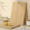 Rectangle Bamboo Chopping Board with Handle Butcher  Chopping Blocks Tool Wooden Tray  Home Use