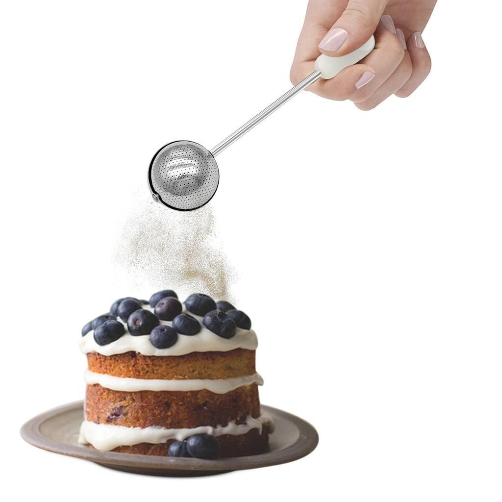 Baker’s Dusting Wand for Sugar Flour And Spices Stainless Steel Flour Spoon Sugar Powder Spoon