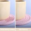 4.8" Sakura Pink Cotton Coasters for Drinks Set of 2 – Soft Absorbent Fabric Drink Pads for Coffee Cups, Boho Pastel Mug Mats for Desk, Nightstand,