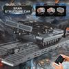 MOULD KING 20002 Technical Remote Control Military Tank Building Blocks Armored Vehicle Bridge Layer Structure Car Bricks Toys