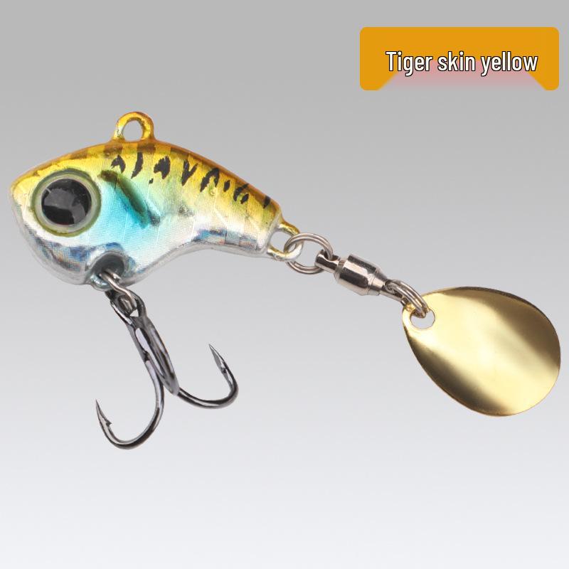 Быстро вращающаяся металлическая блесна-циклон VIB для морской и пресноводной рыбалки