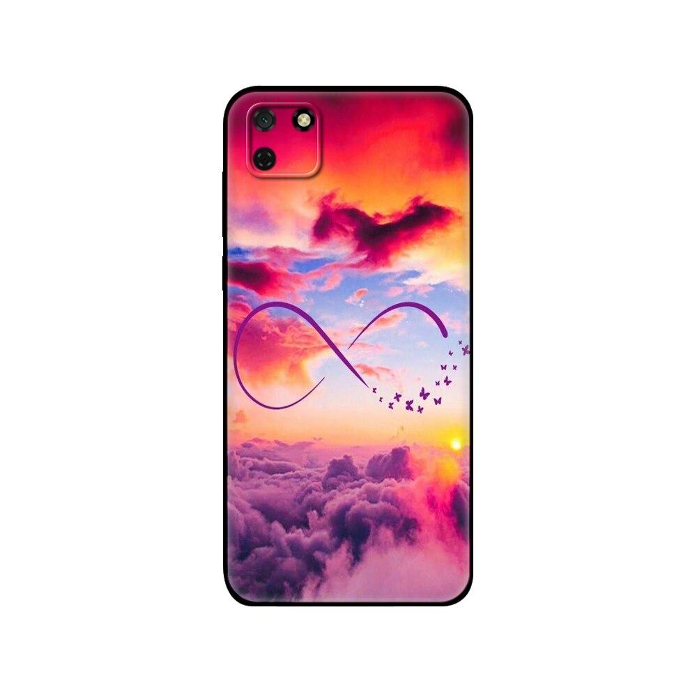 Чехол для Huawei Y5P 5,45 дюйма; Мягкий силиконовый чехол из ТПУ для телефона Huawei y5p 2020 y 5 p y5 p, задний бампер huaweiy5p, черный чехол из ТПУ