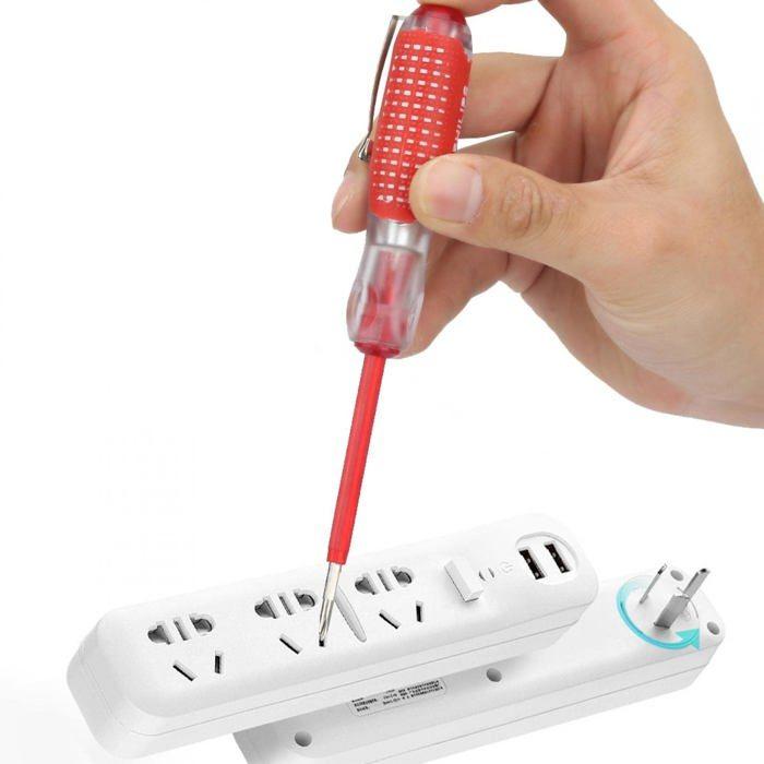 Stylo testeur de tension 100-500V — tournevis électrique détecteur de tension