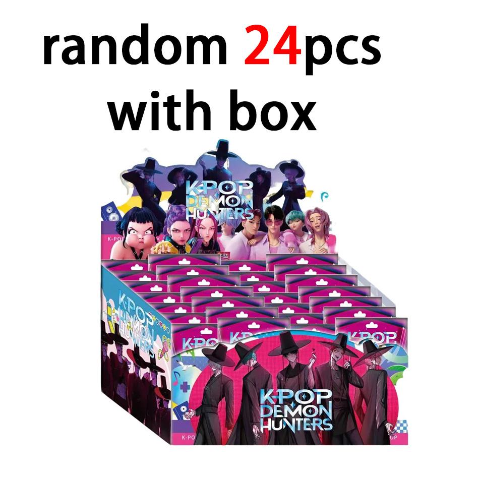 Аниме K-pop Охотники на демонов слепая коробка Руми Мира Зои Фигурка Тигра Игрушка - Украшение для стола Статуэтки Орнамент Коллекционный для детей Подарок