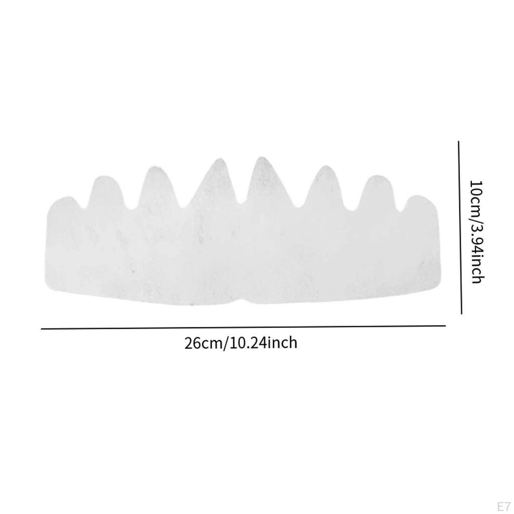 20 Baseball Cap Inserts Made of Felt with Sweat-Resistant Lining, Soft Brim Support And Breathable
