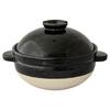 Hase-en Kamadosan Donabe (Earthenware Pot) - 3-cup Capacity, Approximately 24cm Diameter X 16cm Height, Iga-yaki, Rice Cooker, Includes Cooking Recipe