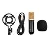 3.5mm Wired Computer Condenser Microphone Studio Recording Mic with Shock Stand