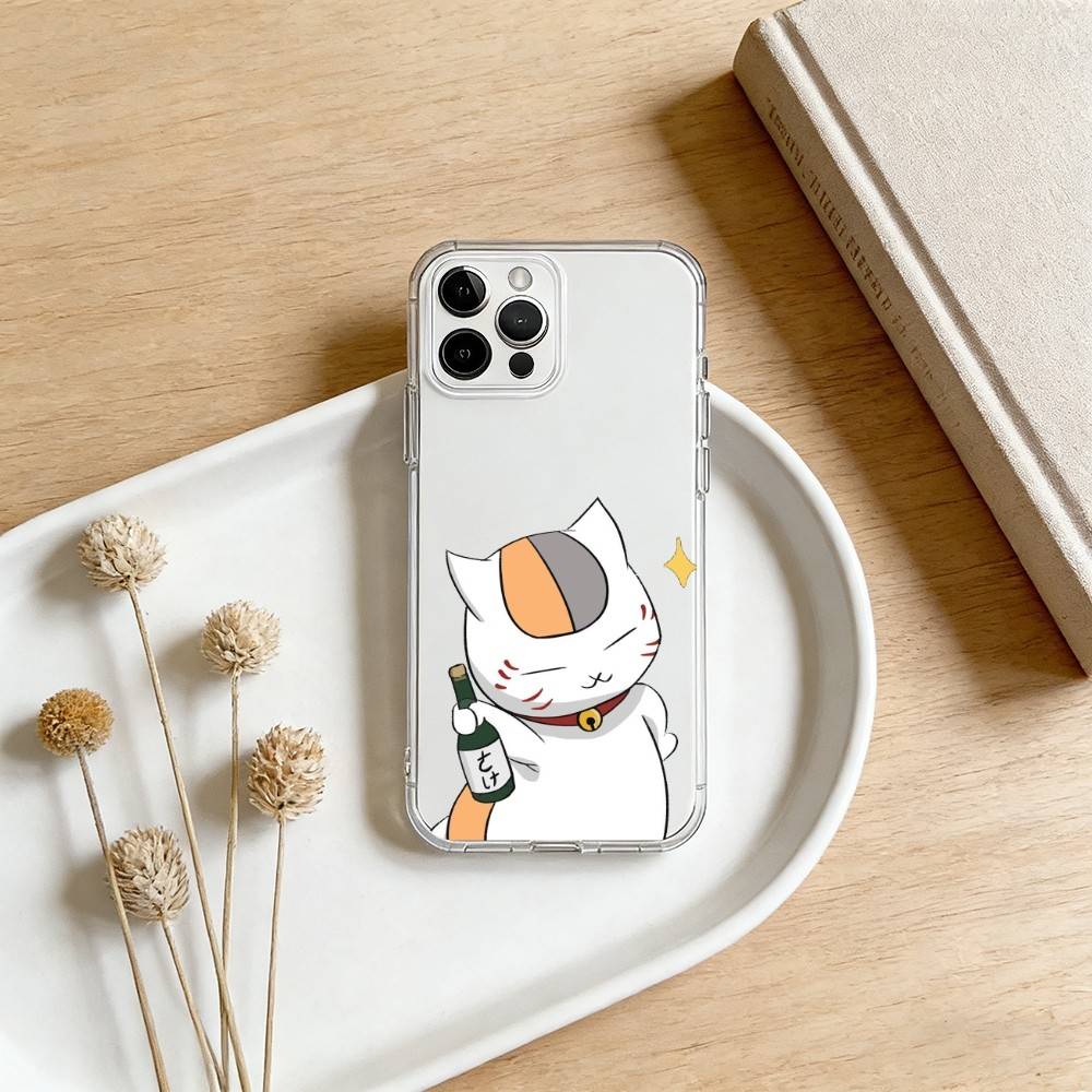 Чехол для телефона N-Natsumes B-Book of F-Friends Для iPhone 17 16 15 14 13 12 11 Mini Pro Max Plus Прозрачная крышка