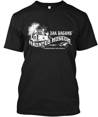 Ограниченная серия НОВЫЙ Популярный The Haunted Museum Зака Баганса Дом с привидениями Футболка S-4XL