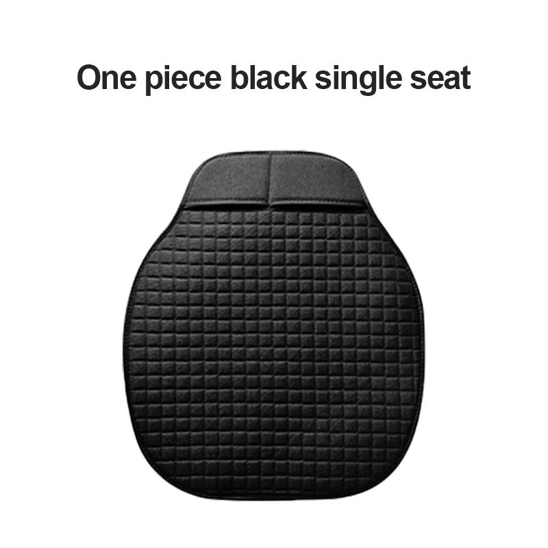 SEAMETAL Льняной чехол на автомобильное сиденье Дышащая льняная подушка для автомобильного сиденья Защитная накладка для автокресла Универсальная для седанов и внедорожников