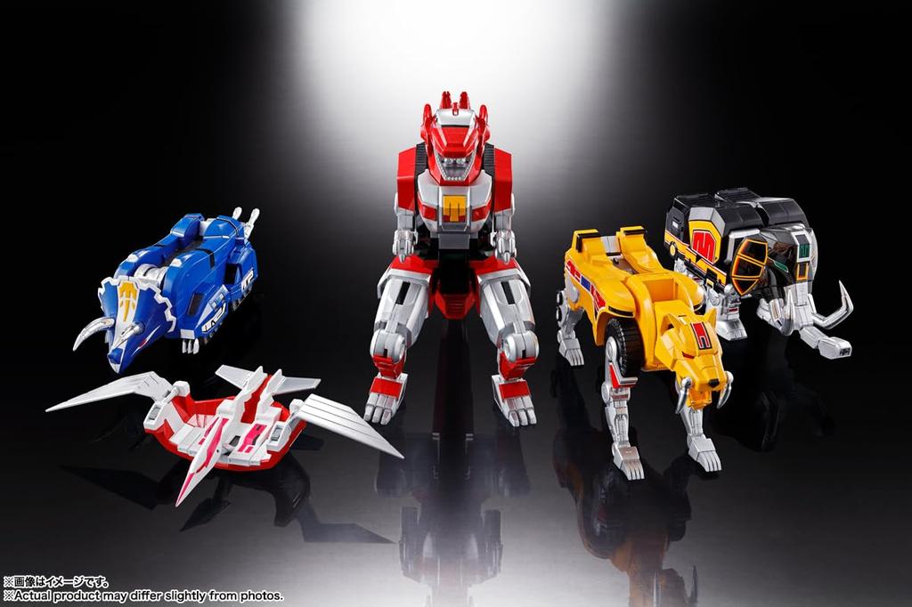 TAMASHII NATIONS Душа Чогокина Динозавр Сентай Зюрэнгер Дзюутэй Дайдзюшин Дайдзюшин Дракон Цезарь 260 мм окрашенная подвижная фигурка GX-72 и GX-78