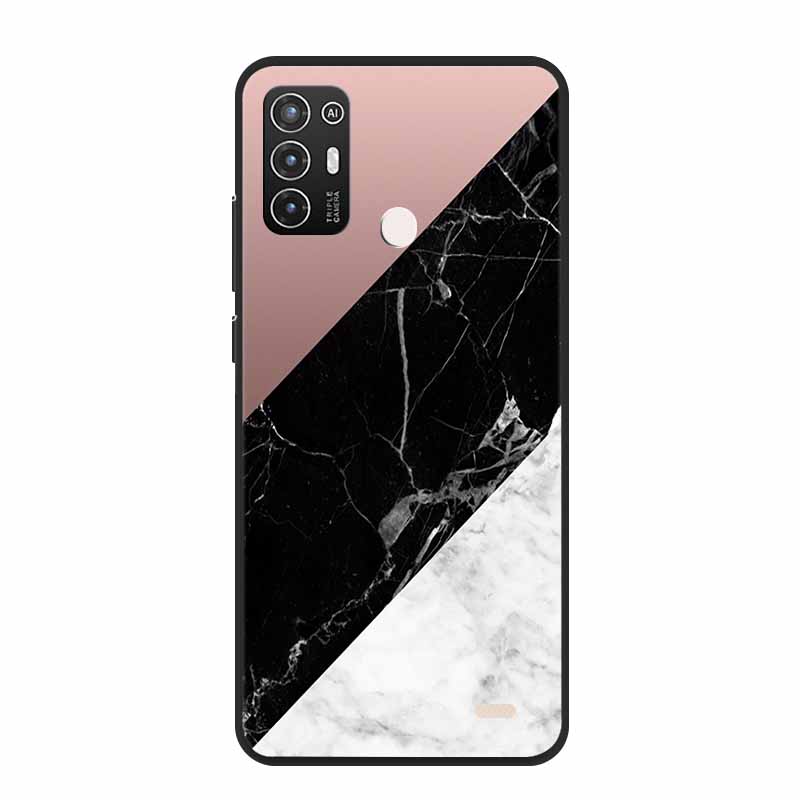 For ZTE Blade A52 / A52 Lite Case A72 4G 5G Marble Soft TPU Silicone Phone Cover for ZTE Blade A52Lite Bumper Shockproof Shell