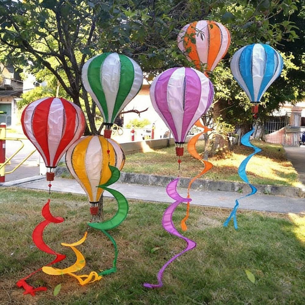 PVC Hot Air Balloon Wind Spinner Multistyles Outdoor Windmill New Festival Celebration Balloon