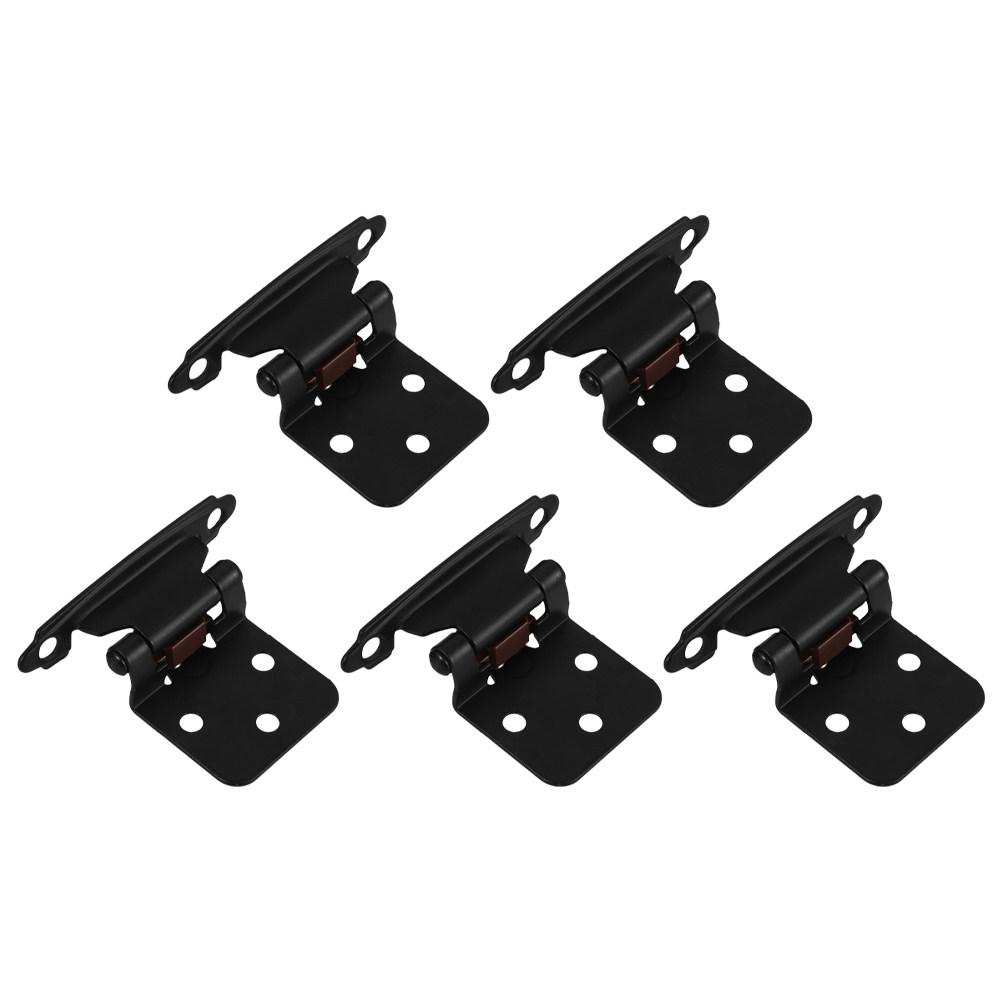 5pcs self-closing Spring Hinges For RV Cabinets semi-concealed Cover Plate Auto Close Hinge For RV Cabinets Camper Doors Closer