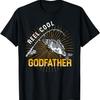 Мужская футболка Reel Cool Godfather Подарки на День отца для Рыбака Крестного отца