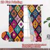 2D flat Photography Backdrop Popular Tapestry Colorful Geometric Shapes 100% Polyester Festive Wall Decor for Photo booths