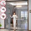 Tool-free Magnetic Door Mosquito Net Summer Anti Bug Fly Door Curtains Mesh Automatic Closing Door Screen Magic Mesh Kitchen Screen