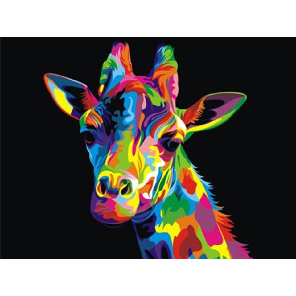 DIY 5D Diamond Painting Animal Lion Cat Monkey Cross Stitch Kit Diamond Embroidery Mosaic Art Picture Rhinestone Decoration Gift