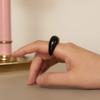 Geegee Onyx Donut Ring