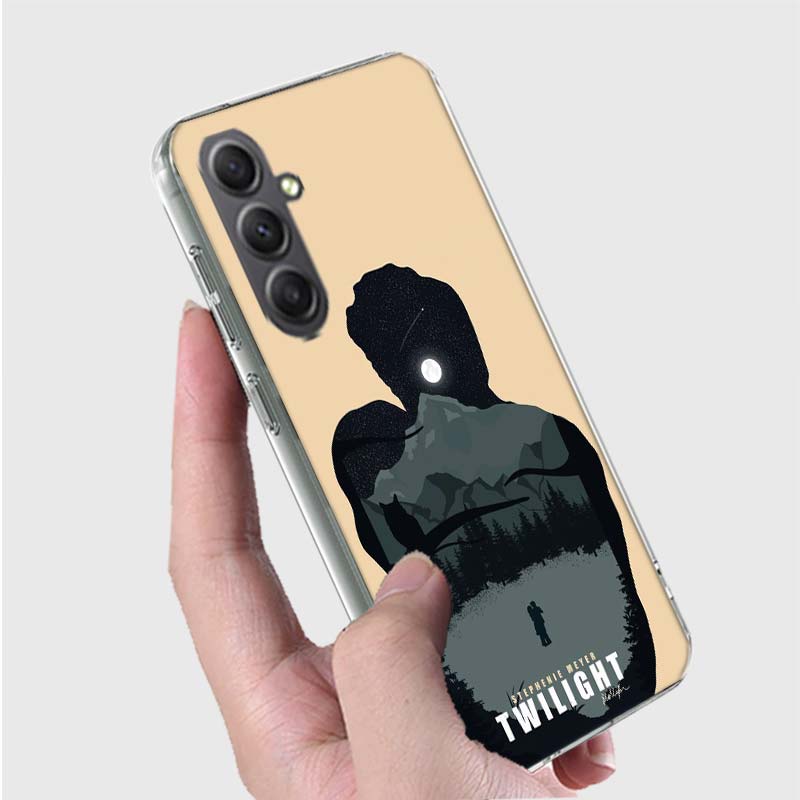 Чехол для телефона Team Edward Jacob Twilight для Samsung A16 A26 A36 A56 A17 A37 A57 A07 A06 A02S A03 A04S A05S Galaxy Note 20 10 A50S