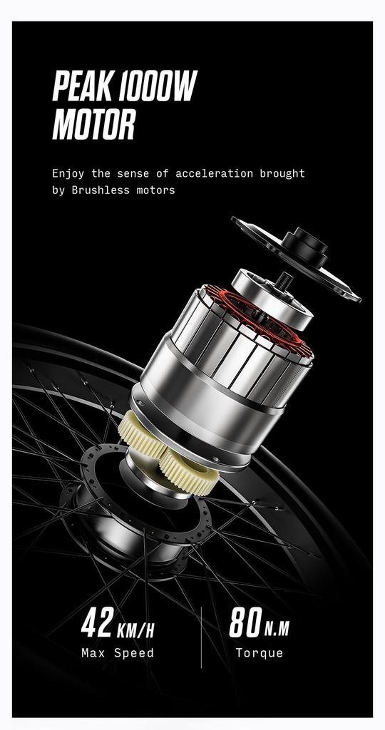 Электровелосипед Shengmilo MX06 500W - Запас хода 90 км, Аккумулятор Samsung 48V, Скорость 42 км/ч, Внедорожный для мужчин и женщин