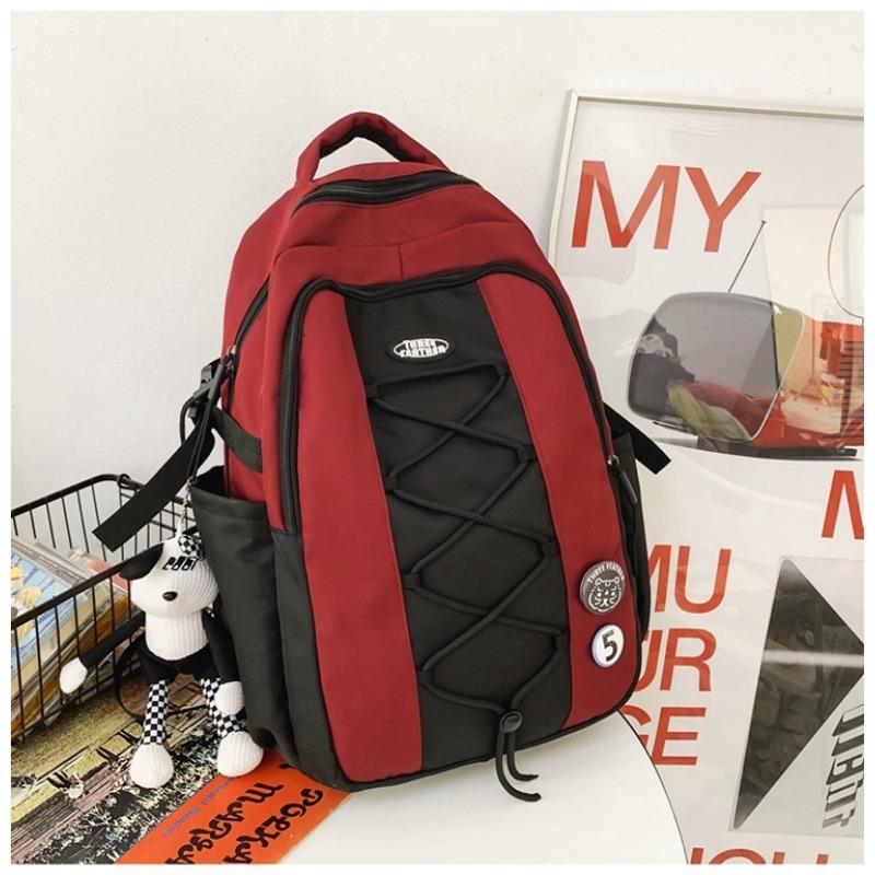 The New Schoolbag Is High-value, Fresh and Sweet Backpack, Couple Simple and Lightweight Travel Large-capacity Backpack.